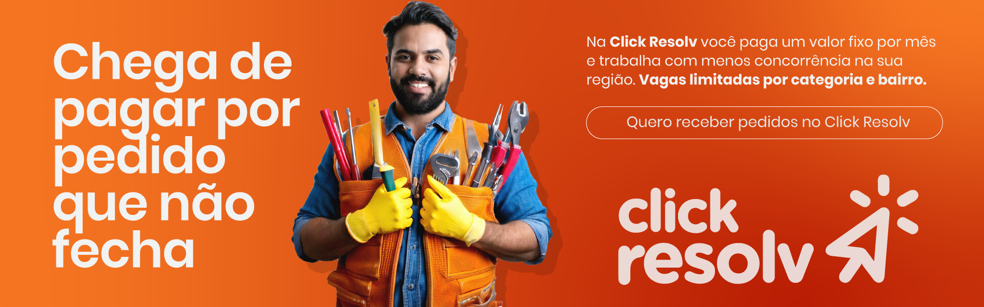 Chega de pagar por pedido que n&atilde;o fecha